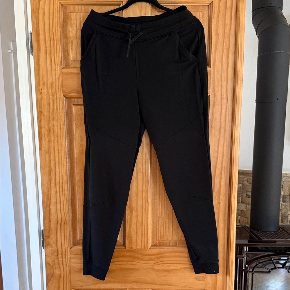Ibex Black Track Pants 95% Wool